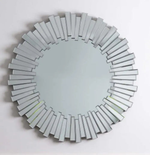 100cm Mosaic Frame Round Mirror House of Fleur