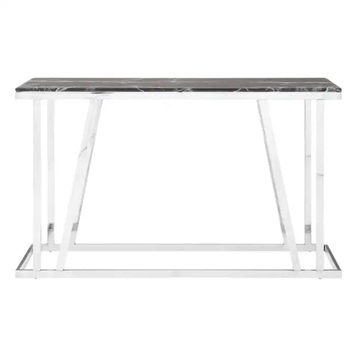 ACKLEY CONSOLE TABLE WITH BLACK MARBLE TOP House of Fleur