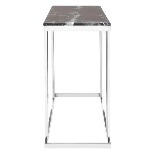 ACKLEY CONSOLE TABLE WITH BLACK MARBLE TOP House of Fleur