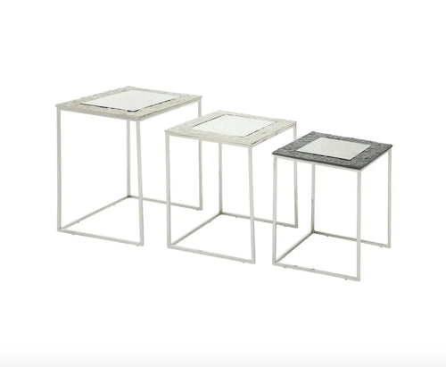 Akola Set Of 3 Rectangular Side Tables House of Fleur