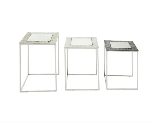 Akola Set Of 3 Rectangular Side Tables House of Fleur