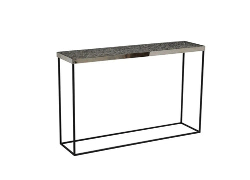 Akola Silver Console Table House of Fleur