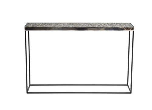 Akola Silver Console Table House of Fleur