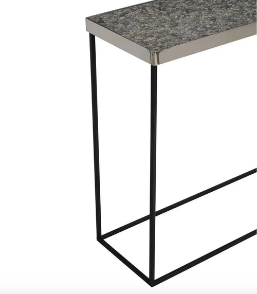 Akola Silver Console Table House of Fleur