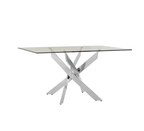 Allure Rectangular Intersected Dining Table House of Fleur