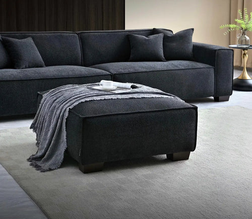 Aluxo Dakota 4 seater with Chaise in Charcoal Boucle (Copy) House of Fleur