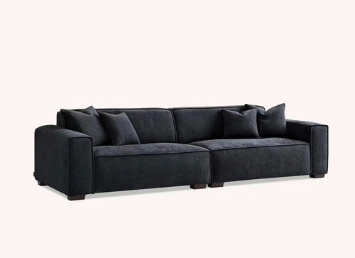 Aluxo Dakota 4 seater with Chaise in Charcoal Boucle (Copy) House of Fleur