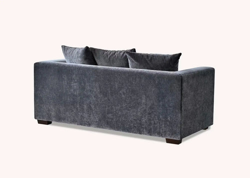 Aluxo Gramercy 2 and 3 Seater Sofas in Steel Velvet House of Fleur