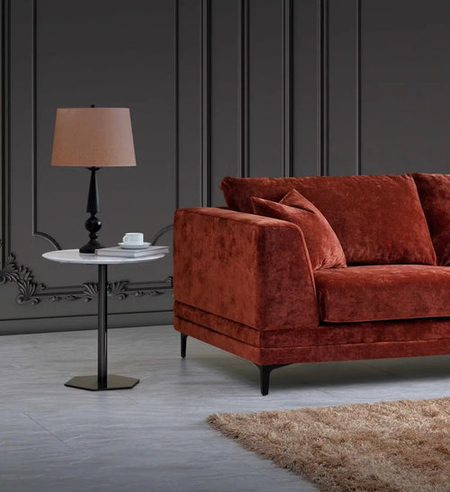 Aluxo Lenox 3 Seater Sofa in Velvet House of Fleur