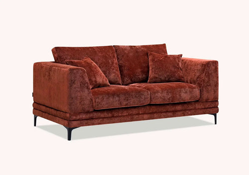 Aluxo Lenox 3 Seater Sofa in Velvet House of Fleur