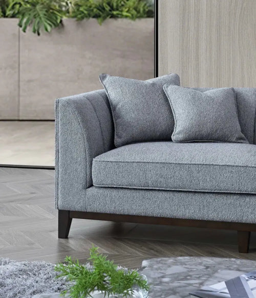 Aluxo Leonard Corner Group in Cloudy Grey Boucle (Copy) House of Fleur