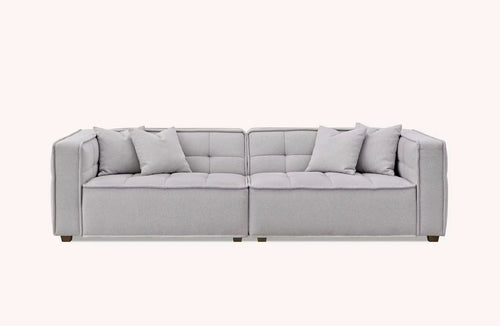 Aluxo Murray Sofa Range in Putty Boucle Fabric House of Fleur