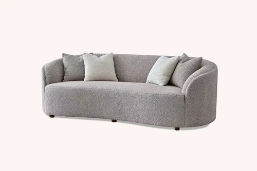 Aluxo Nolita Boucle Teddy Sofa and Accent Chair House of Fleur