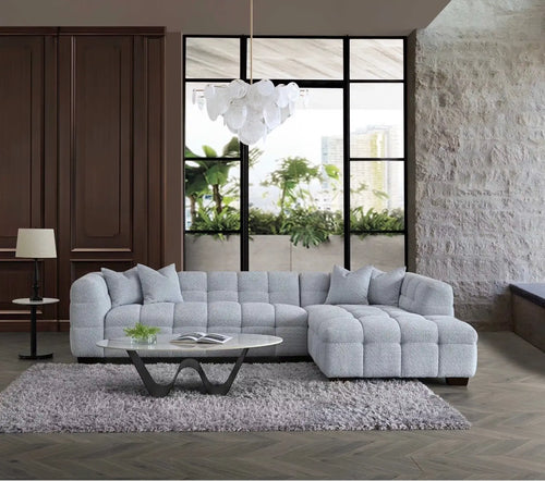 Aluxo Tribeca Corner Group in Iron Boucle Fabric (Copy) House of Fleur