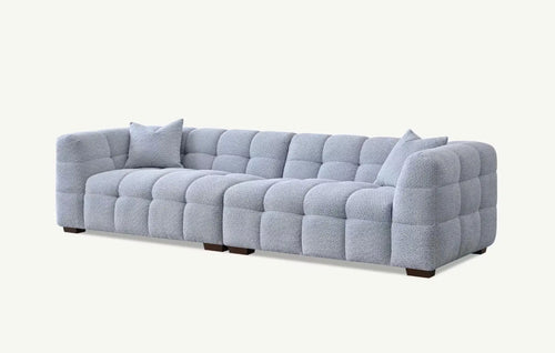 Aluxo Tribeca Sofa Range in Pearl Boucle Fabric House of Fleur