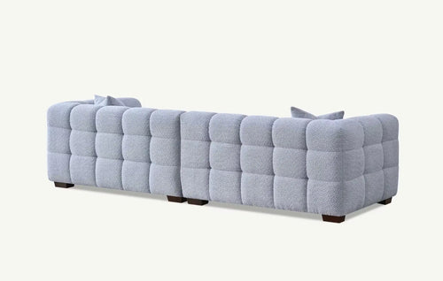 Aluxo Tribeca Sofa Range in Pearl Boucle Fabric House of Fleur