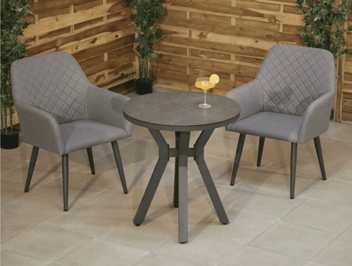 Aria Outdoor Fabric Bistro Set House of Fleur