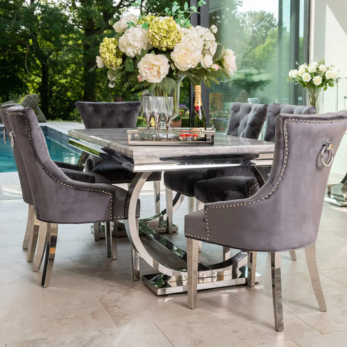 Arianna Dining Table 1.5, 1.8 & 2.0 Meter with Darcy Chairs House of Fleur