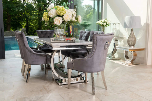 Arianna Dining Table 1.5, 1.8 & 2.0 Meter with Darcy Chairs House of Fleur