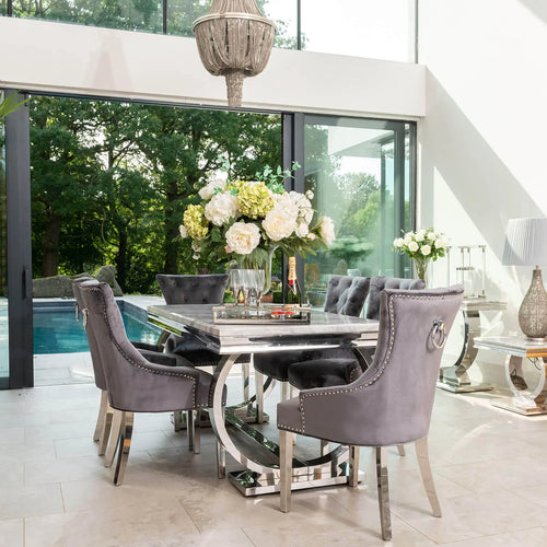 Arianna Dining Table 1.5, 1.8 & 2.0 Meter with Darcy Chairs House of Fleur