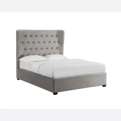 BELGRAVIA GREY KINGSIZE BED House of Fleur