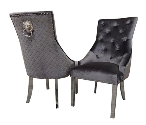 Bentley Chrome Dining Chair House of Fleur