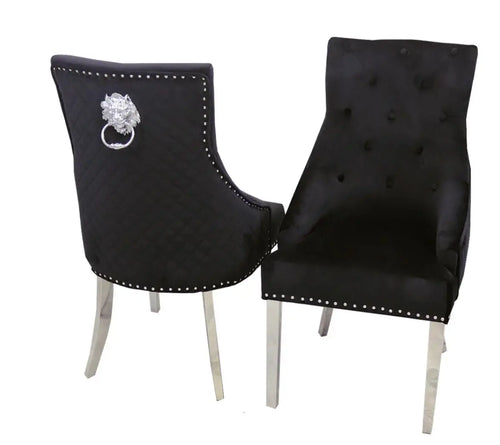 Bentley Chrome Dining Chair House of Fleur