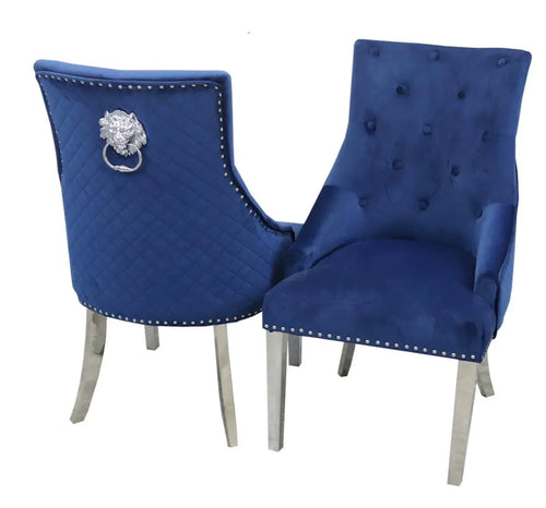 Bentley Chrome Dining Chair House of Fleur