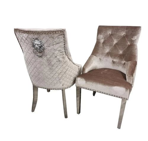 Bentley Chrome Dining Chair House of Fleur