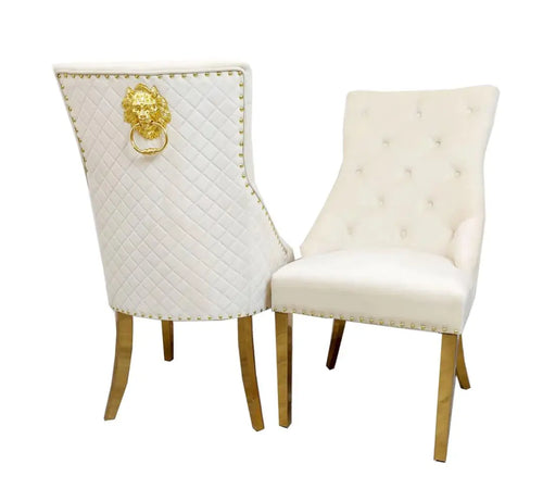 Bentley Gold Dining Chair House of Fleur