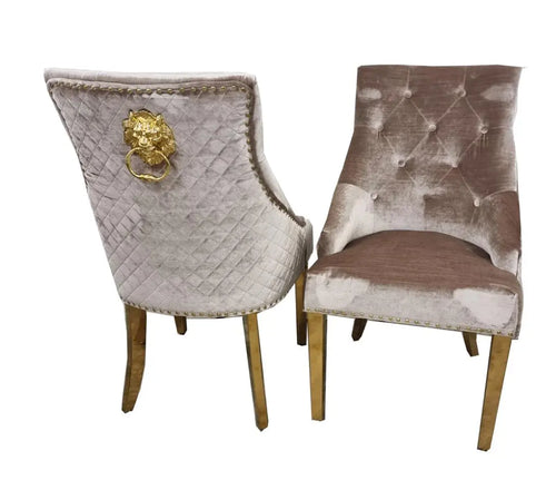 Bentley Gold Dining Chair House of Fleur