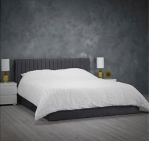 Berlin Silver Kingsize Bed House of Fleur