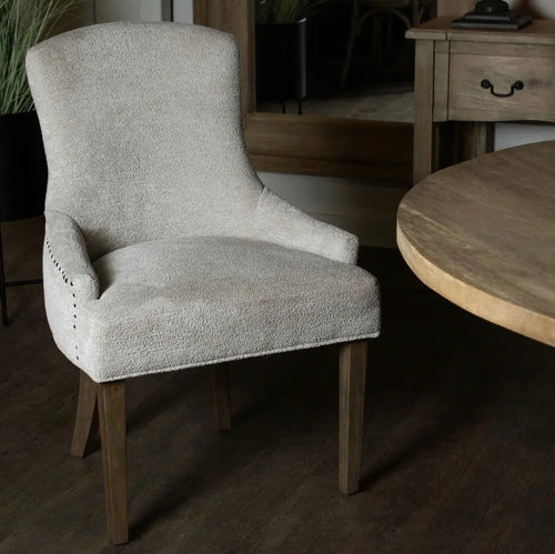 Brockham Taupe Dining Chair Hill Interiors