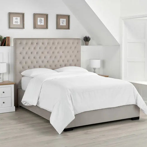 CAVENDISH BEIGE DOUBLE BED House of Fleur