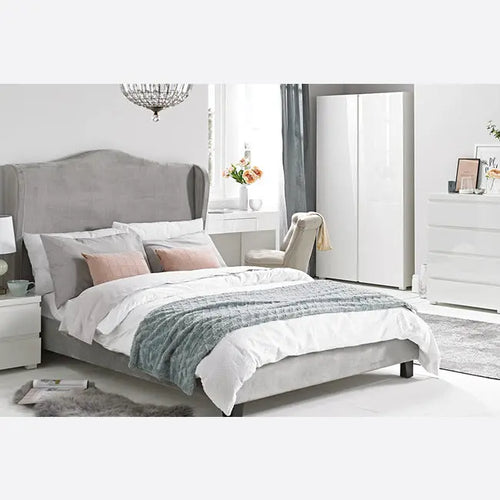 CHATEAUX 4.6 DOUBLE BED SILVER House of Fleur