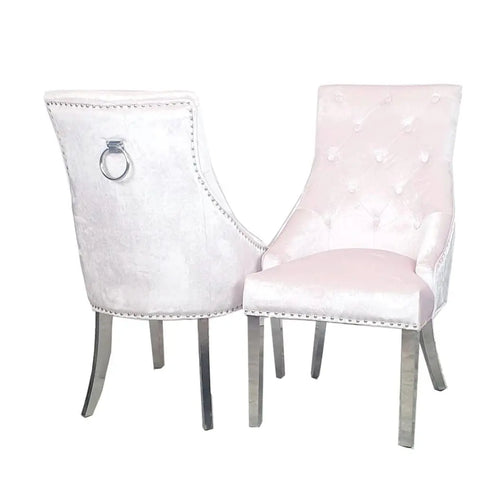 Cheshire Plush Velvet Dining Chair House of Fleur