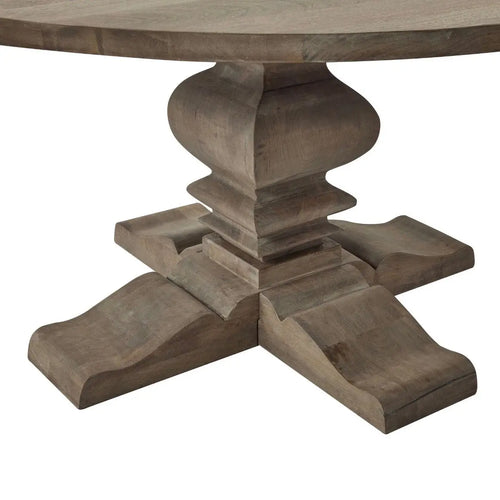 Copgrove Collection Round Pedestal Dining Table Hill Interiors