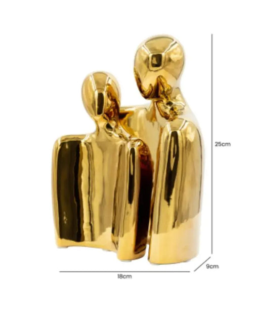 Couple Sculpture Gold House of Fleur