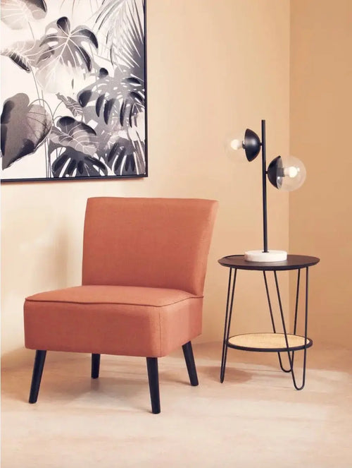 Depok Side Table With Hairpin Legs House of Fleur