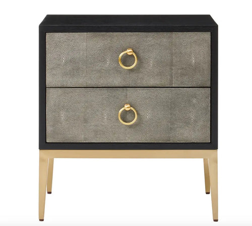 Deruta Grey Shagreen Chest House of Fleur