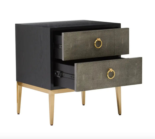 Deruta Grey Shagreen Chest House of Fleur