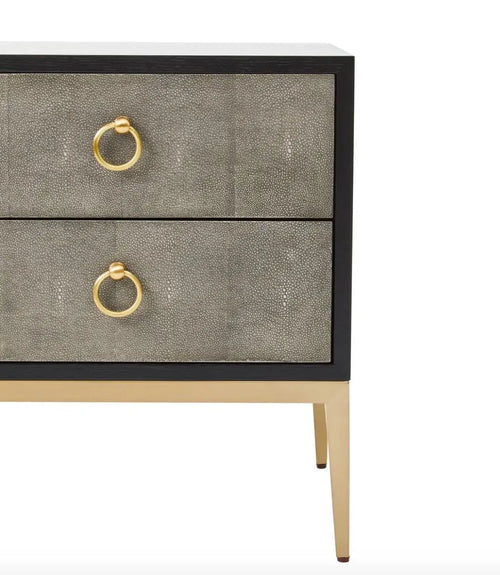 Deruta Grey Shagreen Chest House of Fleur