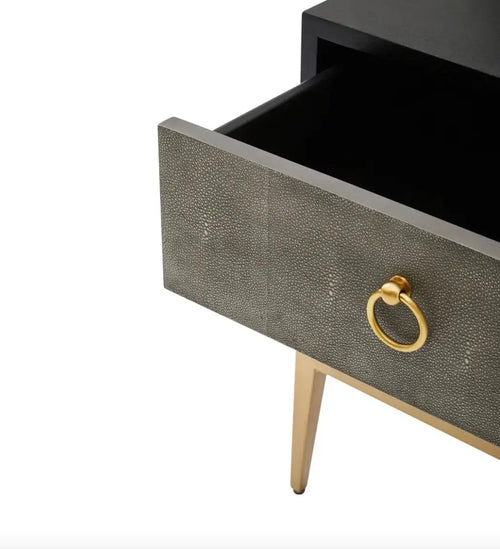 Deruta Grey Shagreen Chest House of Fleur