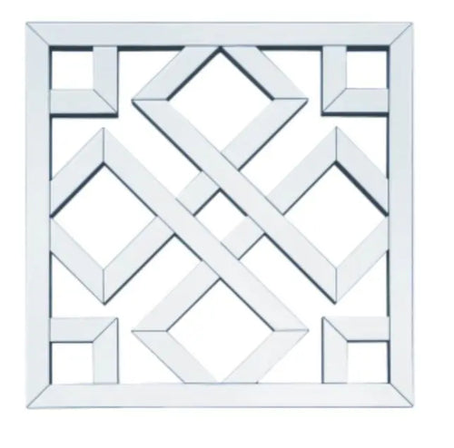 Diamond Geometric Mirror Wall Art House of Fleur