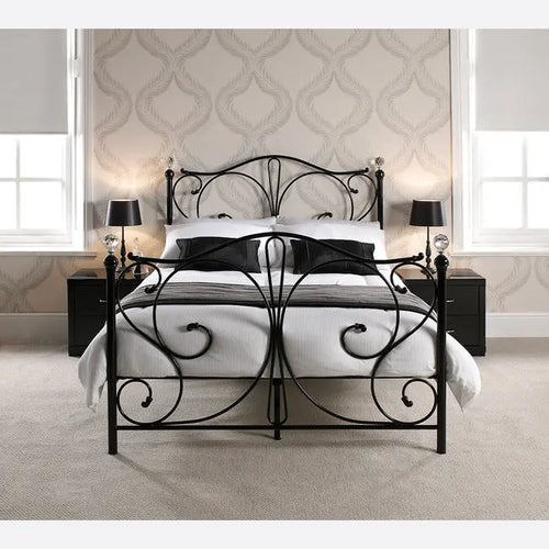 FLORENCE 4.6 DOUBLE BED BLACK House of Fleur