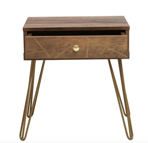 Flori One Draw Side Table House of Fleur