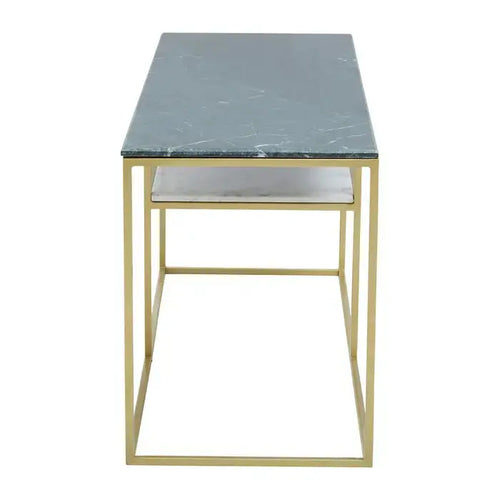 NIRAV ASSORTED MARBLE / GOLD FRAME CONSOLE TABLE House of Fleur