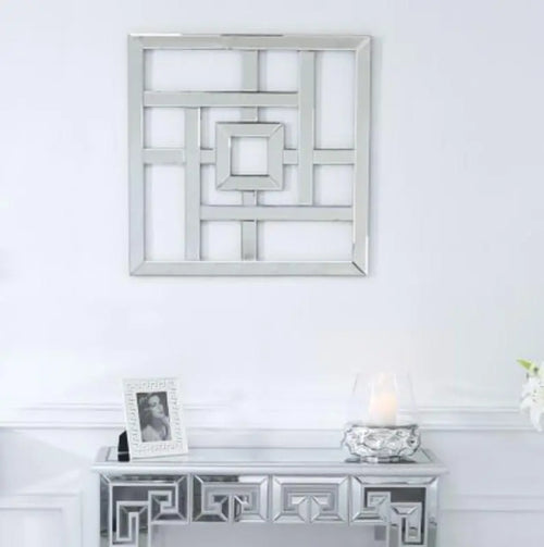 Geo Mirror Wall Art 40cm House of Fleur