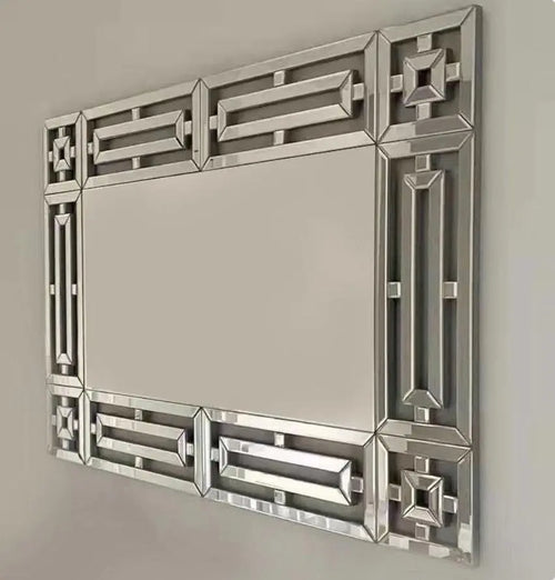 Geometric Border Wall Mirror House of Fleur