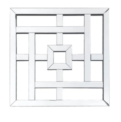 Geometric Mirror Wall Art 90 x 90 House of Fleur